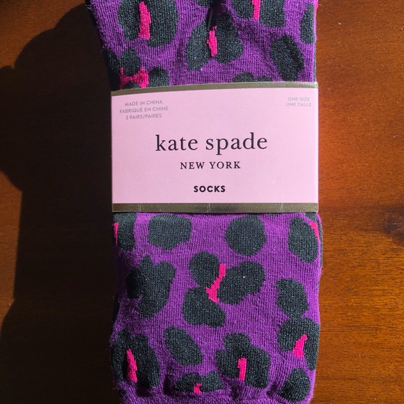 Kate Spade ♠️ 3 pack crew socks - Picture 1 of 6